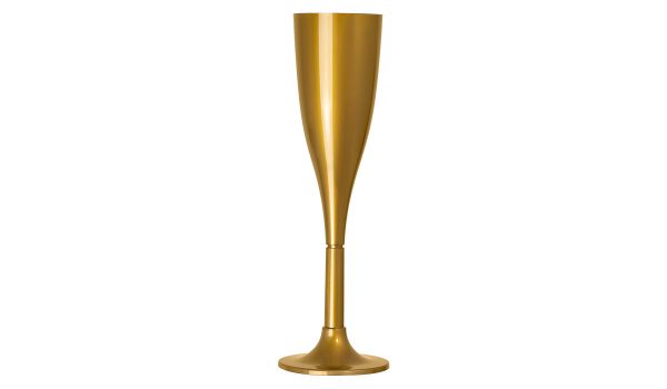 Taça Champagne 120ml Cor Dourada