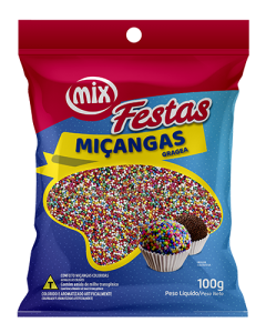 Micangas Mix Colorido 100g 2