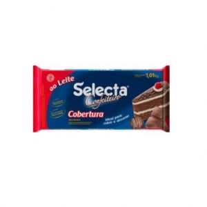 Selecta Confeiteiro Cobertura Sabor Chocolate Ao Leite 1,01Kg