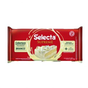 Selecta Supreme Cobertura em Barra Sabor Chocolate Branco 1,01kg