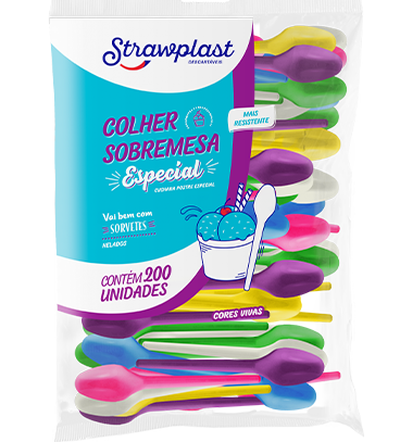 Read more about the article Colher sobremesa especial Strawplast