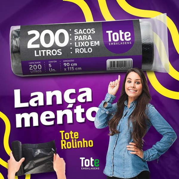 Read more about the article Tote lança saco de lixo 200 litros
