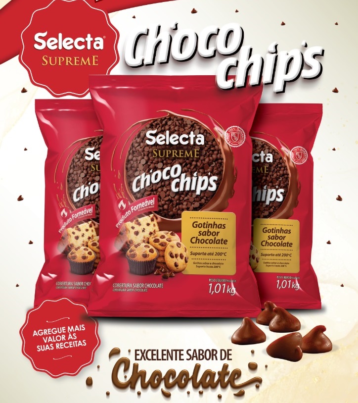 You are currently viewing Chocochips gotinhas de chocolate Selecta