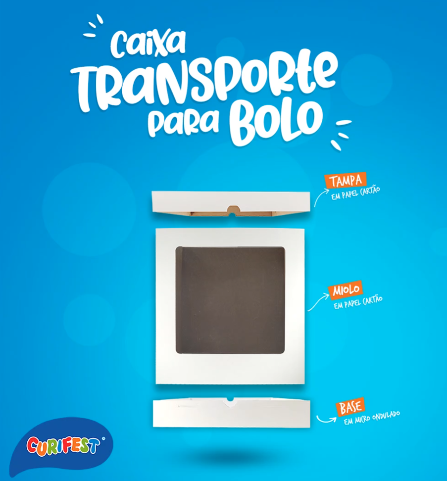 Read more about the article Caixa para transporte de bolo Curifest