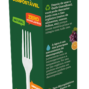 Caixa Box – Garfo Compostável – 20und